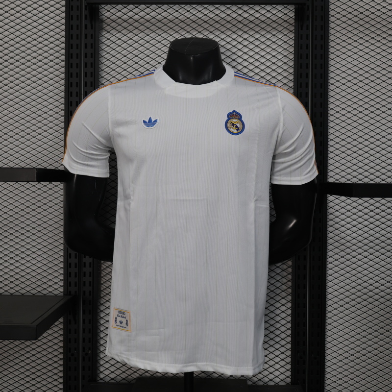 AAA Quality Real Madrid 25/26 Special Retro White Jersey(Player)